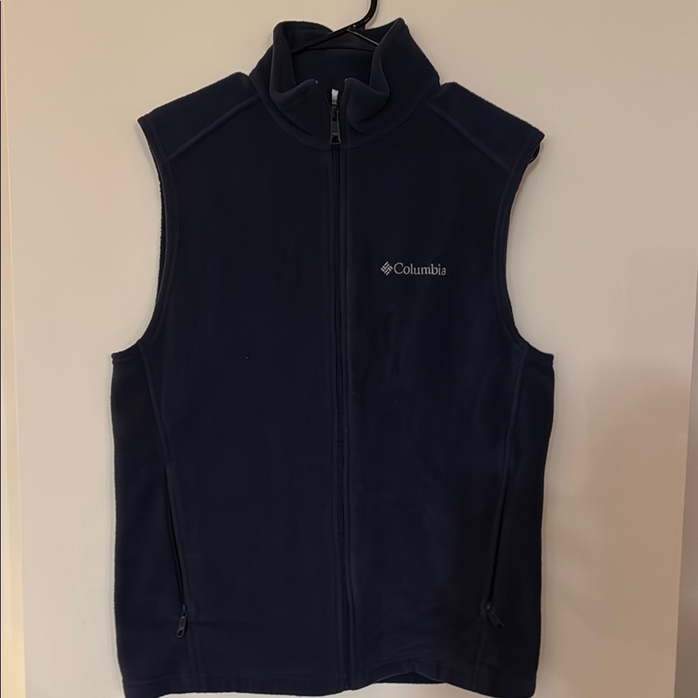 Columbia Navy Blue Fleece Vest